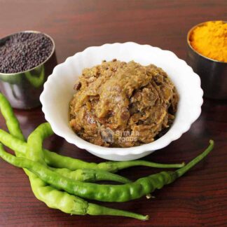 Green Chilli Pachi Mirapakaya Pickle