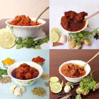 Non Veg Combo Offer Pack : Chicken, Mutton, Fish & Prawns Pickles