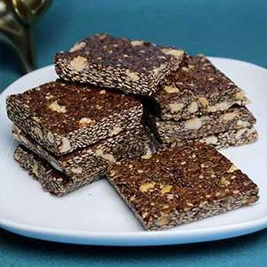 Flax Seed Chikki / Avise Ginjala Brittle