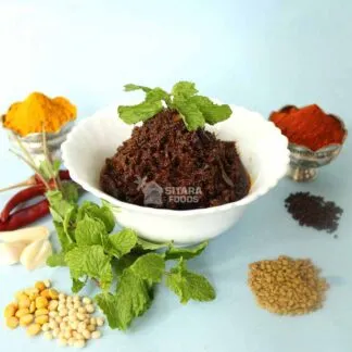 Pudhina Mint Pickle - Andhra Style