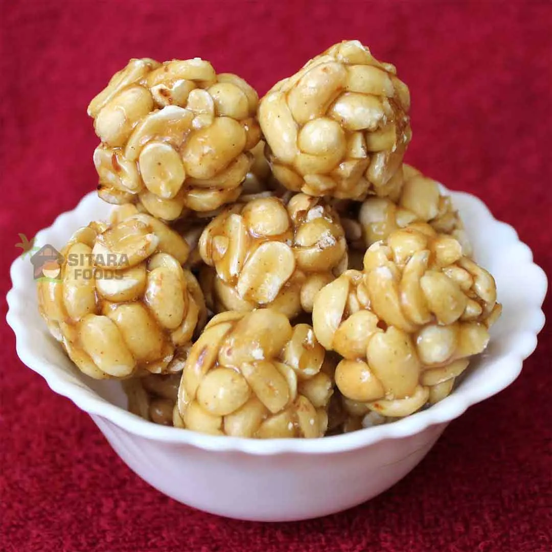 Palli / Peanut Laddu / Veru Chenaga Vundalu / Ground Nut Jaggery Ladoo