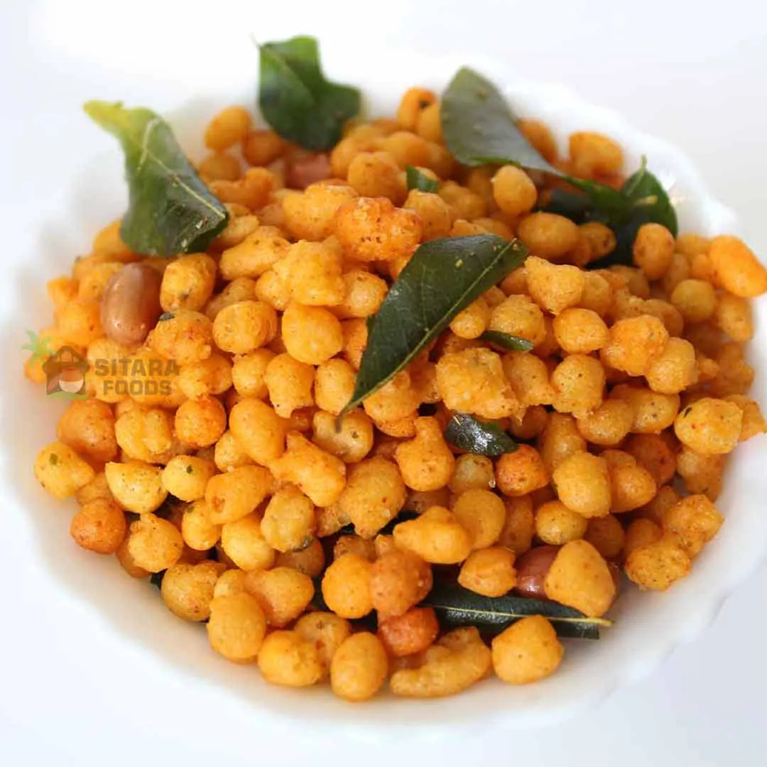 Karam Boondi - Andhra Style Spicy Snack