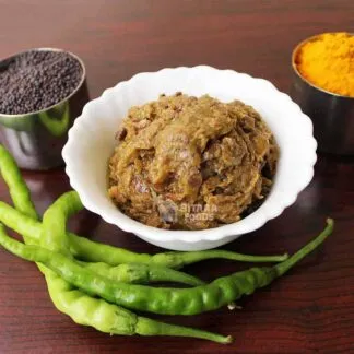 Green Chilli Pachi Mirapakaya Pickle