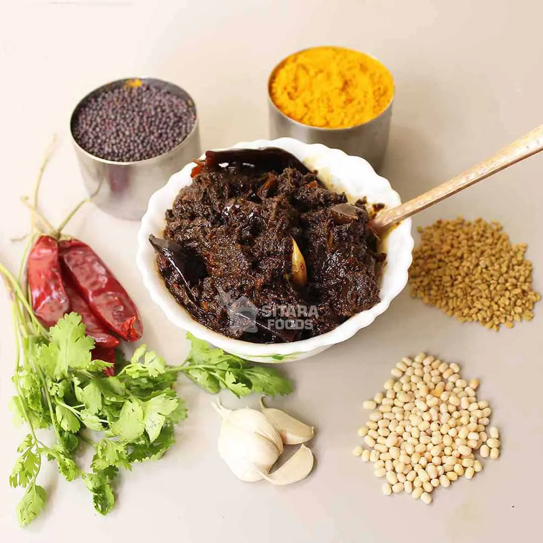 Kothimeera Coriander Pickle Andhra Style