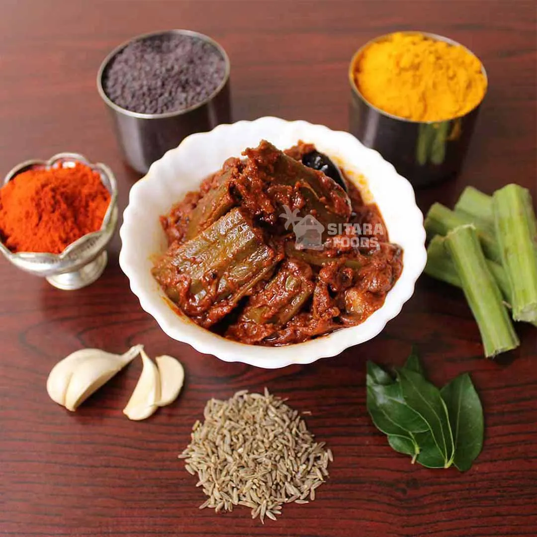 Munnakaya / Drumstick Pickle - Andhra Style