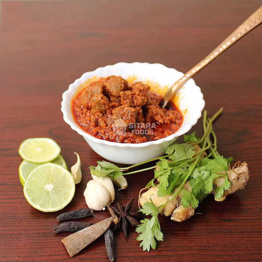 Mild Spice Mutton Pickle - Like a Mutton Curry with 3 months shelf life.