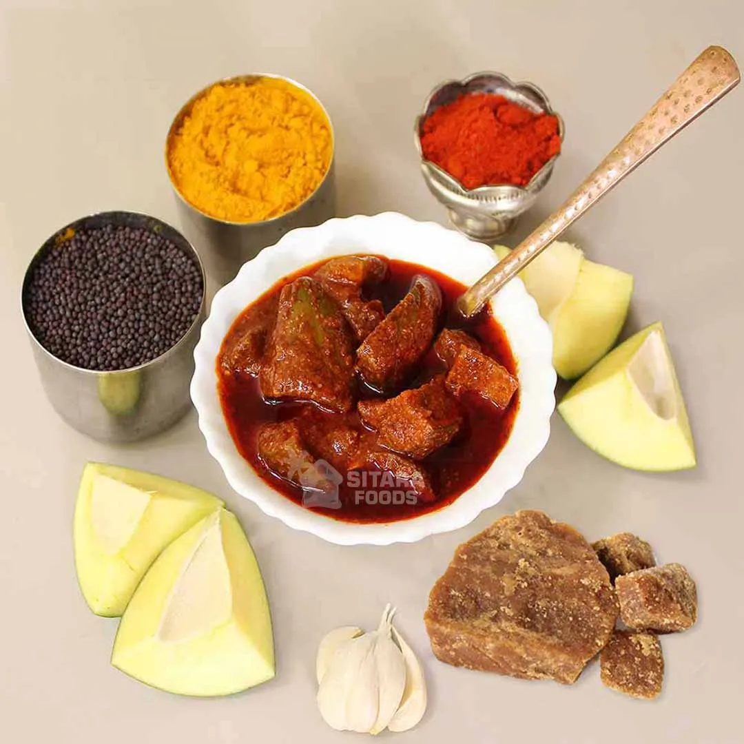 Bellam Avakaya Pickle / Cut Mango Jaggery Achaar - (Premium Quality)